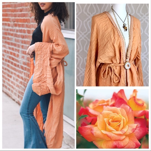 Athena Goddess Kimono Robe Duster - Picture 5 of 8